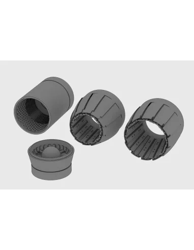 F/A-18 A/B/C/D Hornet GE F404 engine nozzle (Kinetic kit), 1/48 - B...