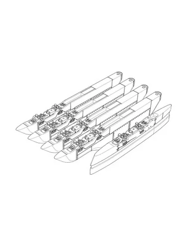 F/A-18 A/B/C/D Hornet pylones, 1/48 - Brengun BRL48138