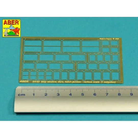 Windows, doors, hatch jambs (1 selection) - Aber Models RE-SV-03