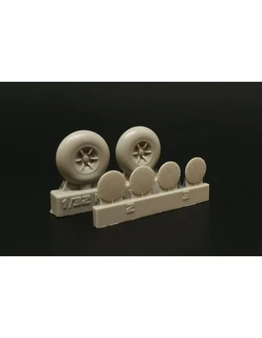 [NO_DESC] Ki-43 Hayabusa Wheels, 1/32 - Brengun BRL32041