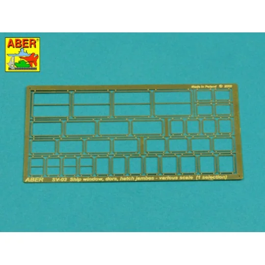 Windows, doors, hatch jambs (1 selection) - Aber Models RE-SV-03