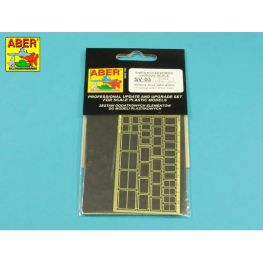 Windows, doors, hatch jambs (1 selection) - Aber Models RE-SV-03