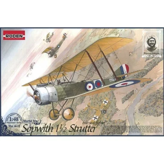 Sopwith 11/2 Strutter two-seat fighter, 1/48 - Roden 402