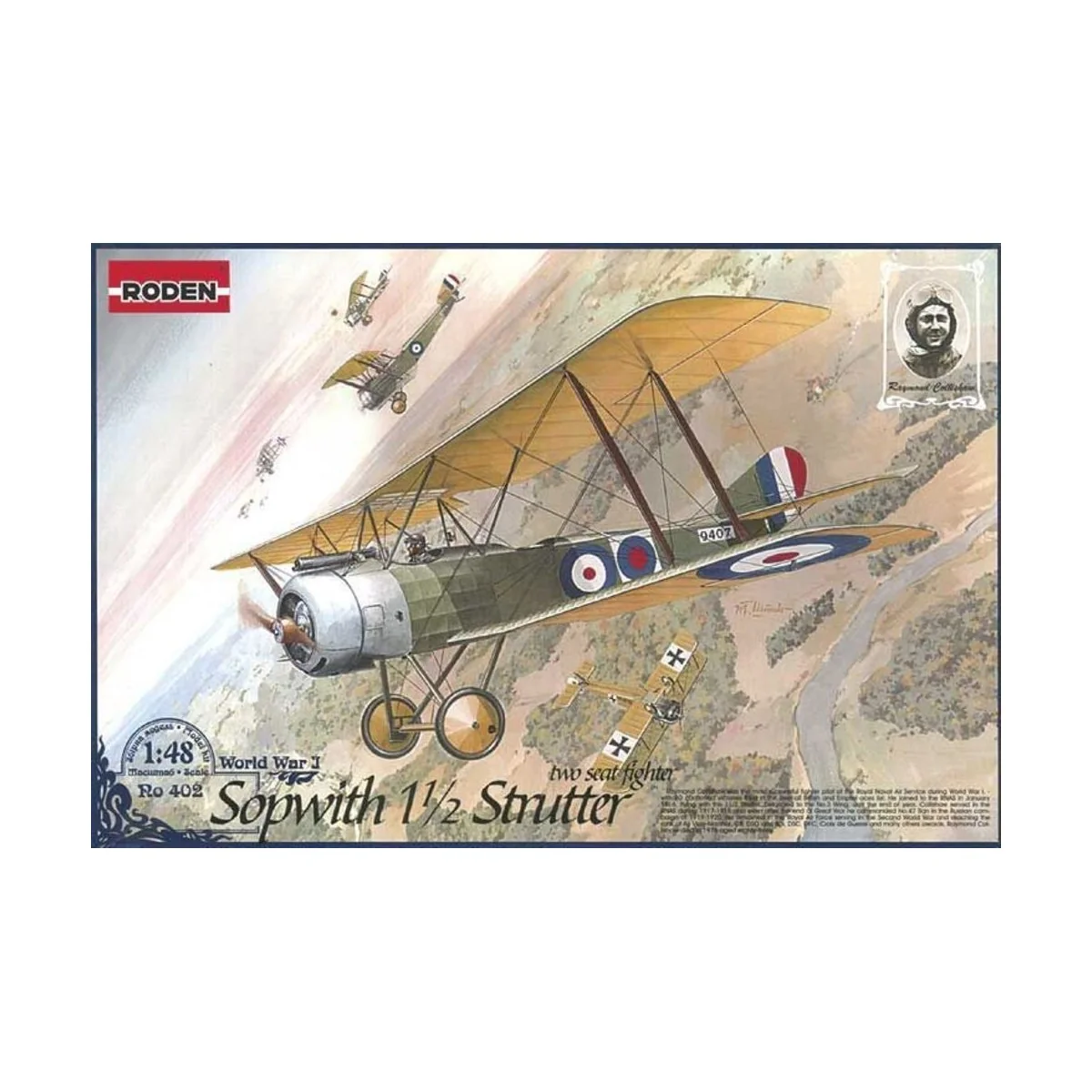 Sopwith 11/2 Strutter two-seat fighter, 1/48 - Roden 402