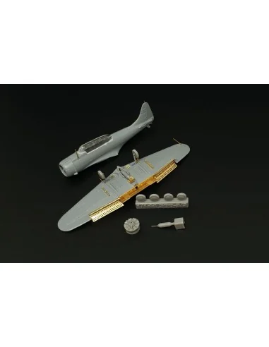 SBD-3 Dauntless Exterior (BRENGUN kit), 1/144 - Brengun BRL144166