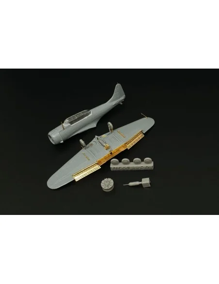 SBD-3 Dauntless Exterior (BRENGUN kit), 1/144 - Brengun BRL144166