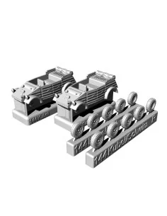 Kubelwagen (2pcs), 1/144 - Brengun BRS144052 2
