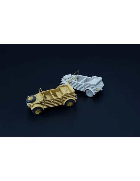Kubelwagen (2pcs), 1/144 - Brengun BRS144052