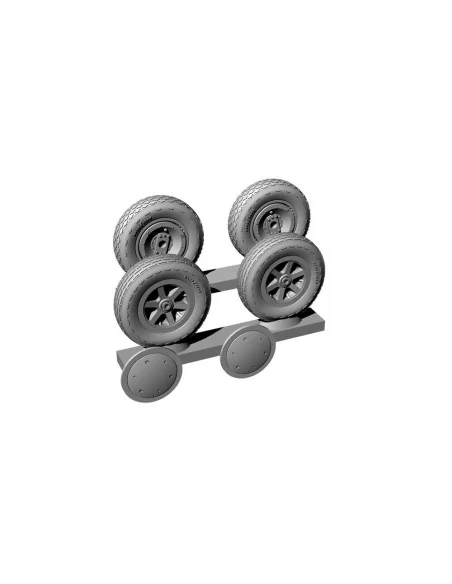 SBD Dauntless Wheels, 1/48 - Brengun BRL48143