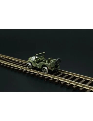 Railway Jeep (2pcs), 1/120 - Hauler HTT120084