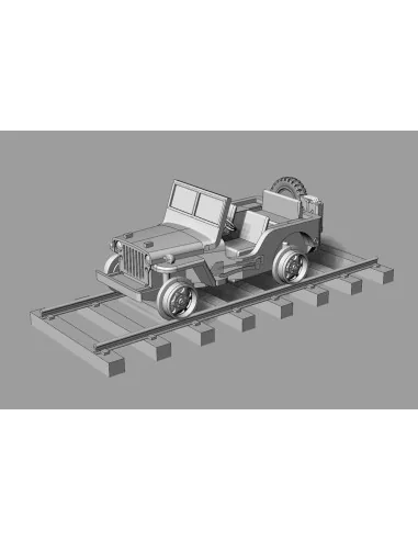 [NO_DESC] Railway Jeep (2pcs), 1/120 - Hauler HTT120084