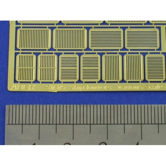 Ship louvers (1 selection) - Aber Models RE-SV-05 Ship louvers (1 selection) - Aber Models RE-SV-05