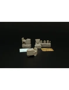 UK Flight Deck Tractor Clarkat type B, 1/144 - Brengun BRS144054 2