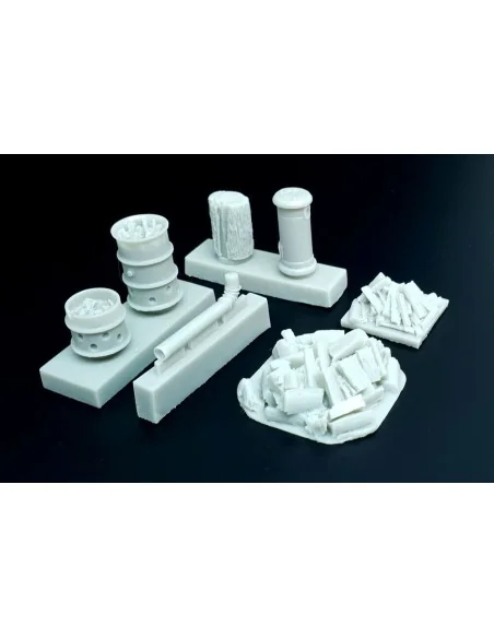 Stove and barrel brazier, 1/48 - Hauler HLX48401