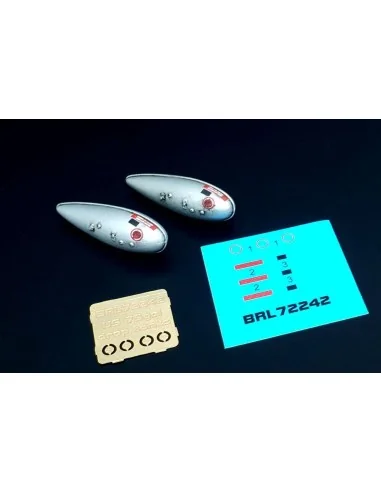 US WWII 75 gal fuel tank (2pcs), 1/72 - Brengun BRL72242