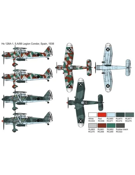 Hs 126 A-1 „Superpava“ Legion Condor, 1/72 - Brengun BRP72044