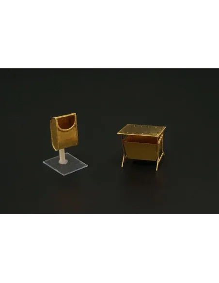 Street garbage bin (5pcs), 1/87 - Hauler HLR87208