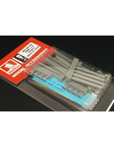 AGM-114 Hellfire (8pcs 2 racks), 1/48 - Brengun BRL48153