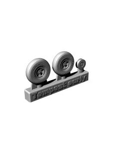 [NO_DESC] Hawker Tempest Mk.V wheels EARLY, 1/72 - Brengun BRL72260