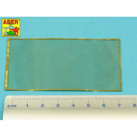 Nets and drilled plates ( 18 models -80x45mm ) - Aber Models S01