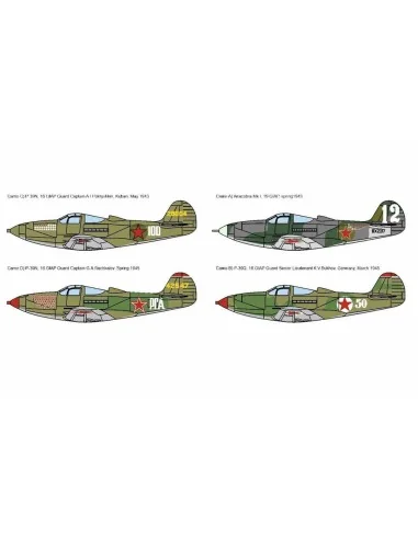 [NO_DESC] P-39 Airacobra „Red Stars“, 1/144 - Brengun BRP144016