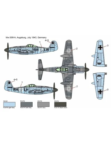 Me-309 V4, 1/144 - Brengun BRP144017