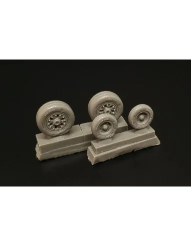 F/A-18 C/D wheel set, 1/72 - Brengun BRL72263