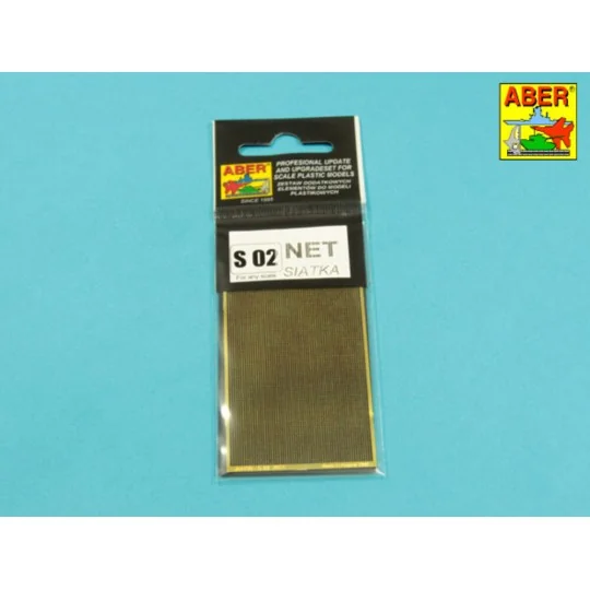Nets and drilled plates ( 18 models -80x45mm ) - Aber Models S02