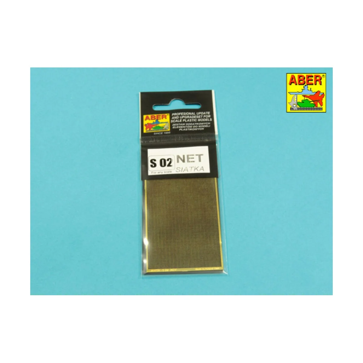 Nets and drilled plates ( 18 models -80x45mm ) - Aber Models S02