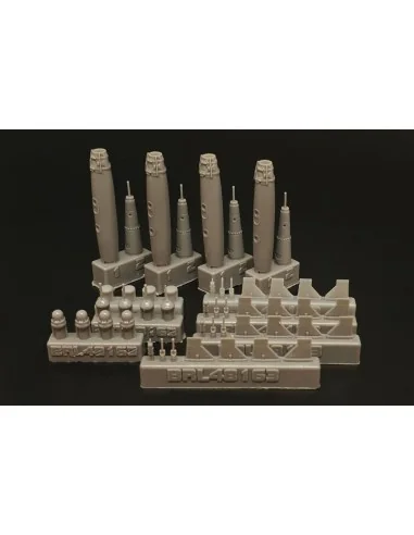 GBU-38 JDAM 500lb bomb (4pcs), 1/48 - Brengun BRL48163