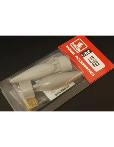 US 75 gal drop tank (2pcs), 1/32 - Brengun BRL32046