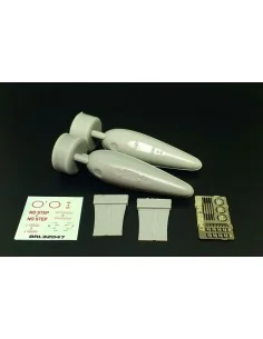 US 110 gal drop tank (2pcs), 1/32 - Brengun BRL32047 2