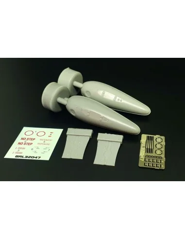 US 110 gal drop tank (2pcs), 1/32 - Brengun BRL32047
