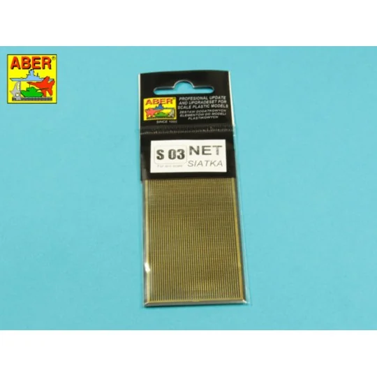 Nets and drilled plates ( 18 models -80x45mm ) - Aber Models S03 Nets and drilled plates ( 18 models -80x45mm ) - Aber Models S03