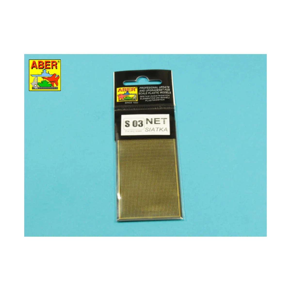 Nets and drilled plates ( 18 models -80x45mm ) - Aber Models S03