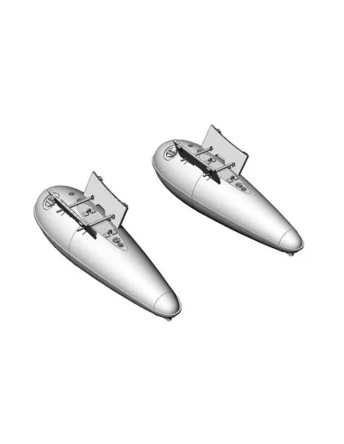 US 110 gal drop tank (2pcs), 1/72 - Brengun BRL72270