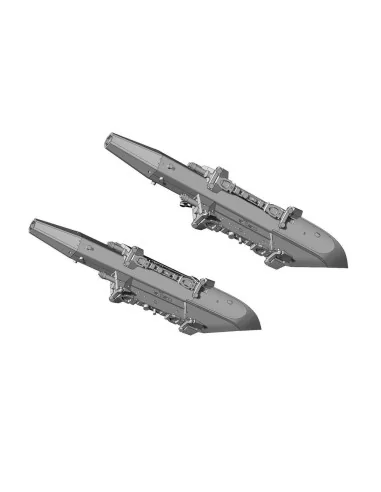 TER-9A triple ejector rack for F-16 (2pcs), 1/48 - Brengun BRL48164