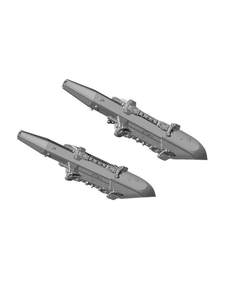 TER-9A triple ejector rack for F-16 (2pcs), 1/48 - Brengun BRL48164