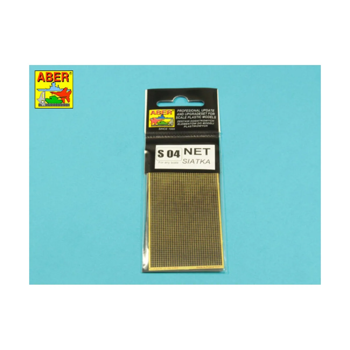 Nets and drilled plates ( 18 models -80x45mm ) - Aber Models S04