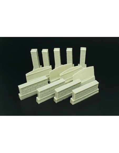 Fence with underpinning, 1/72 - Hauler HLH72133