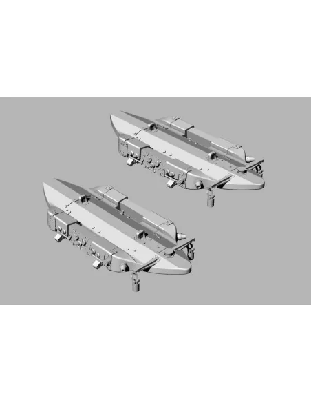BRU-57 canted Vertical Ejector Rack (2 pcs), 1/48 - Brengun BRL48168