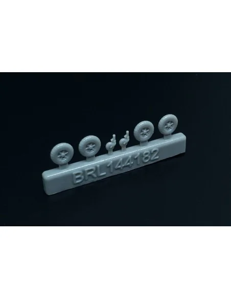 Messerschmitt Bf-109 A-F wheels set (2 sets), 1/144 - Brengun BRL14...