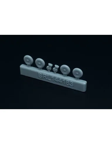 [NO_DESC] Messerschmitt Bf-109 G wheels set (2 sets), 1/144 - Breng...