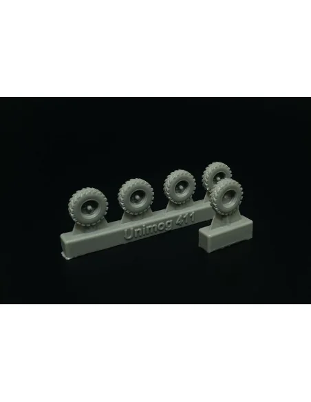 MB Unimog 411 wheels, 1/87 - Hauler HLR87221