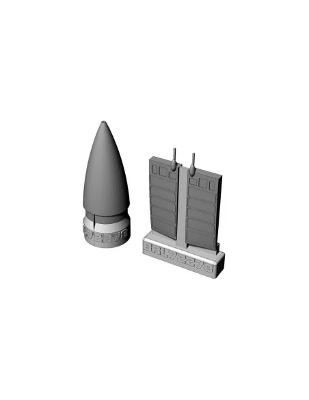MiG-29A Radome and closed upper jet intakes (Italeri kit), 1/72 - B...