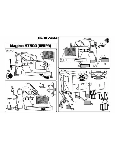 Magirus S7500 (for HERPA), 1/87 - Hauler HLR87223