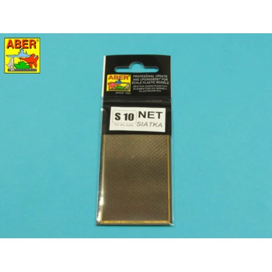 Nets and drilled plates ( 18 models -80x45mm ) - Aber Models S10