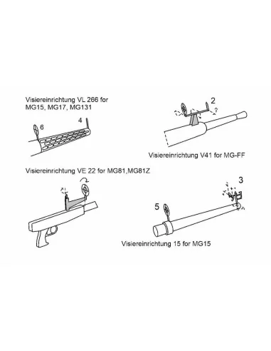 [NO_DESC] WWII German gunsights, 1/48 - Brengun BRL48177