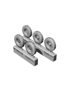 British 2-Ton 4x2 Ambulance (Austin K2) WHEELS for Tamiya, 1/48 - H... 2