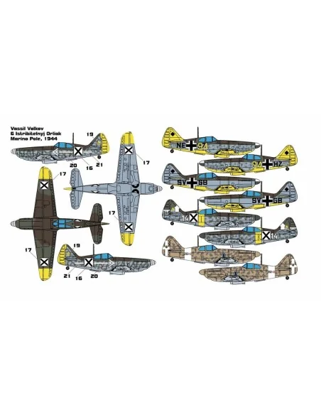 Dewoitine D.520 FOREIGN USERS, 1/144 - Brengun BRP144022